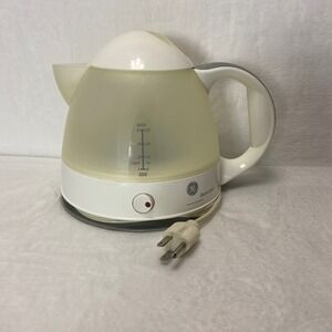 GE Electric Kettle Hot Water Boiler Portable Travel Size White